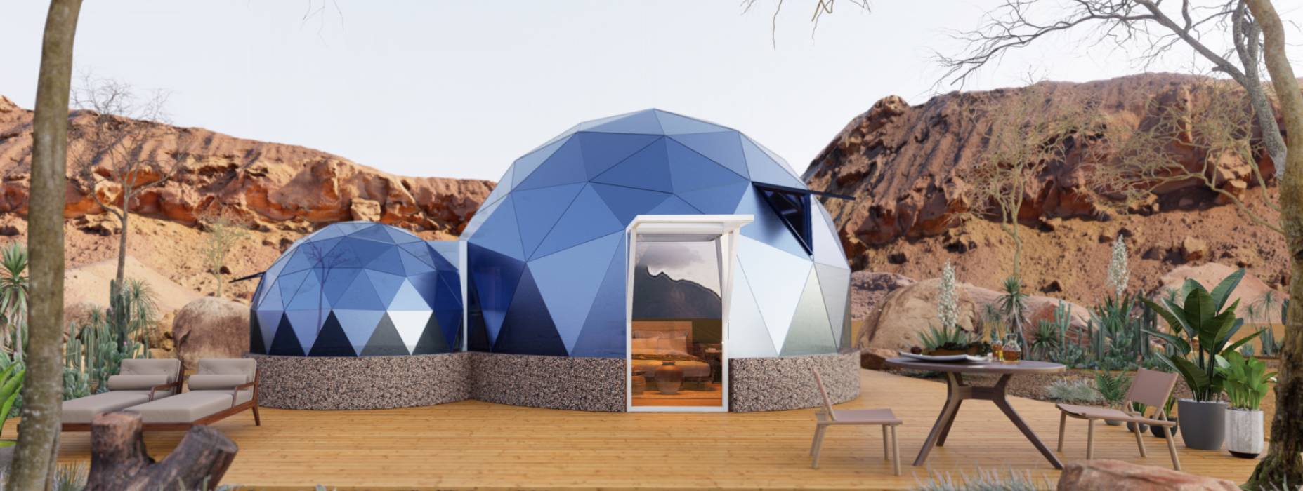 上杭县球形智能光伏玻璃星空房